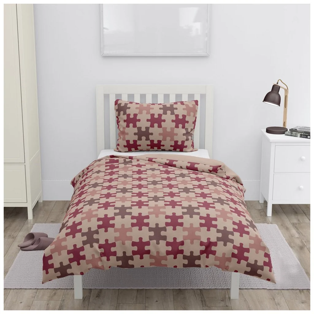 HOME ELEMENTS Povlečení mikroflanel PUZZLE