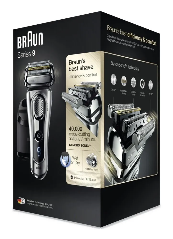 Braun Series 9 9290cc Clean&Charge Wet&Dry pánský holicí strojek