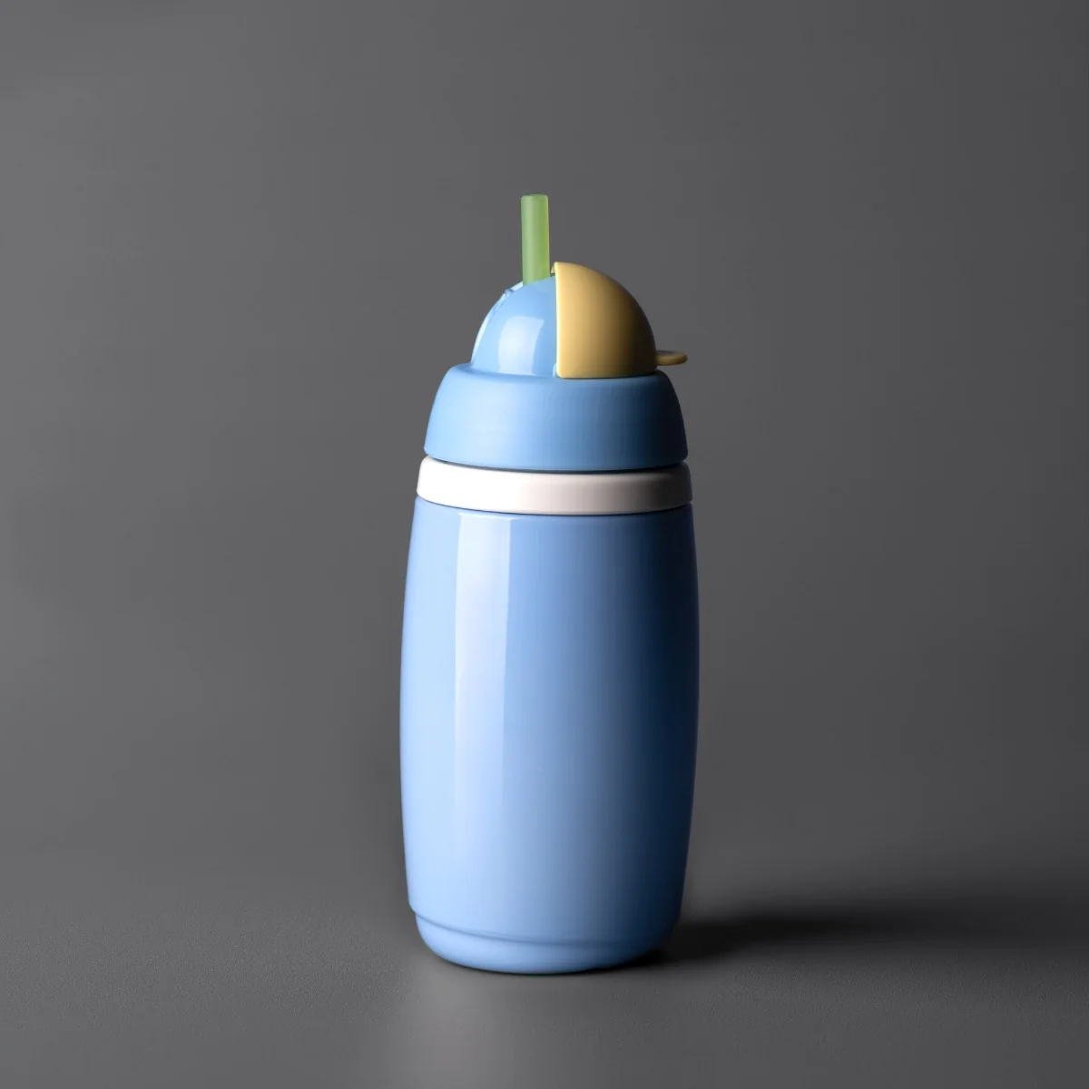 Tommee Tippee Hrneček s brčkem Active 12m+ 266 ml modrý