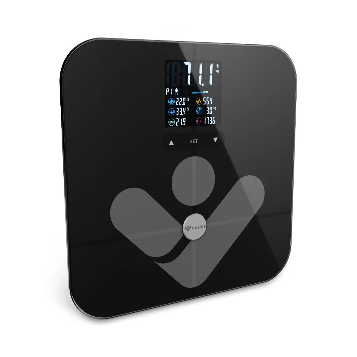 Truelife FitScale W7 BT Black digitální váha