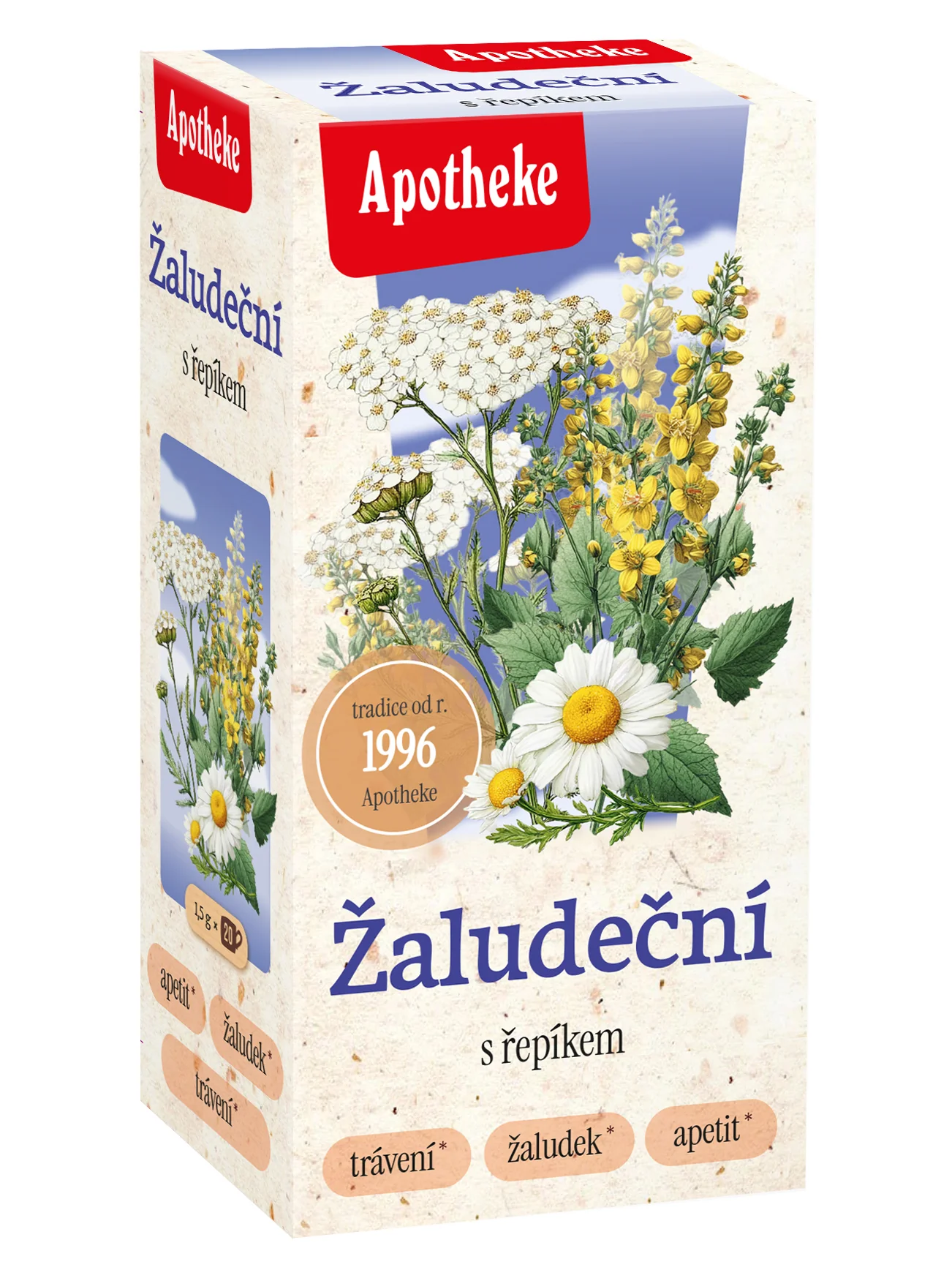 Apotheke Žaludeční čaj nálevové sáčky 20x1,5 g