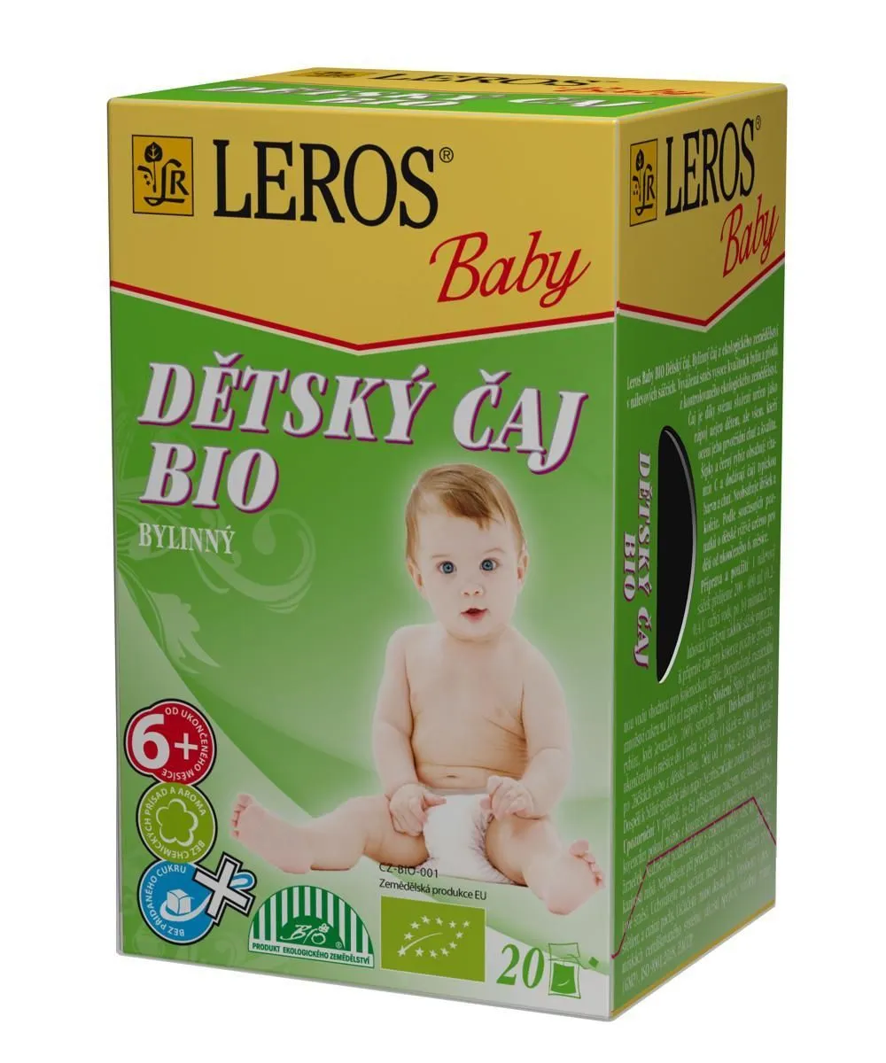 Leros Dětský čaj bylinný BIO 20x2 g