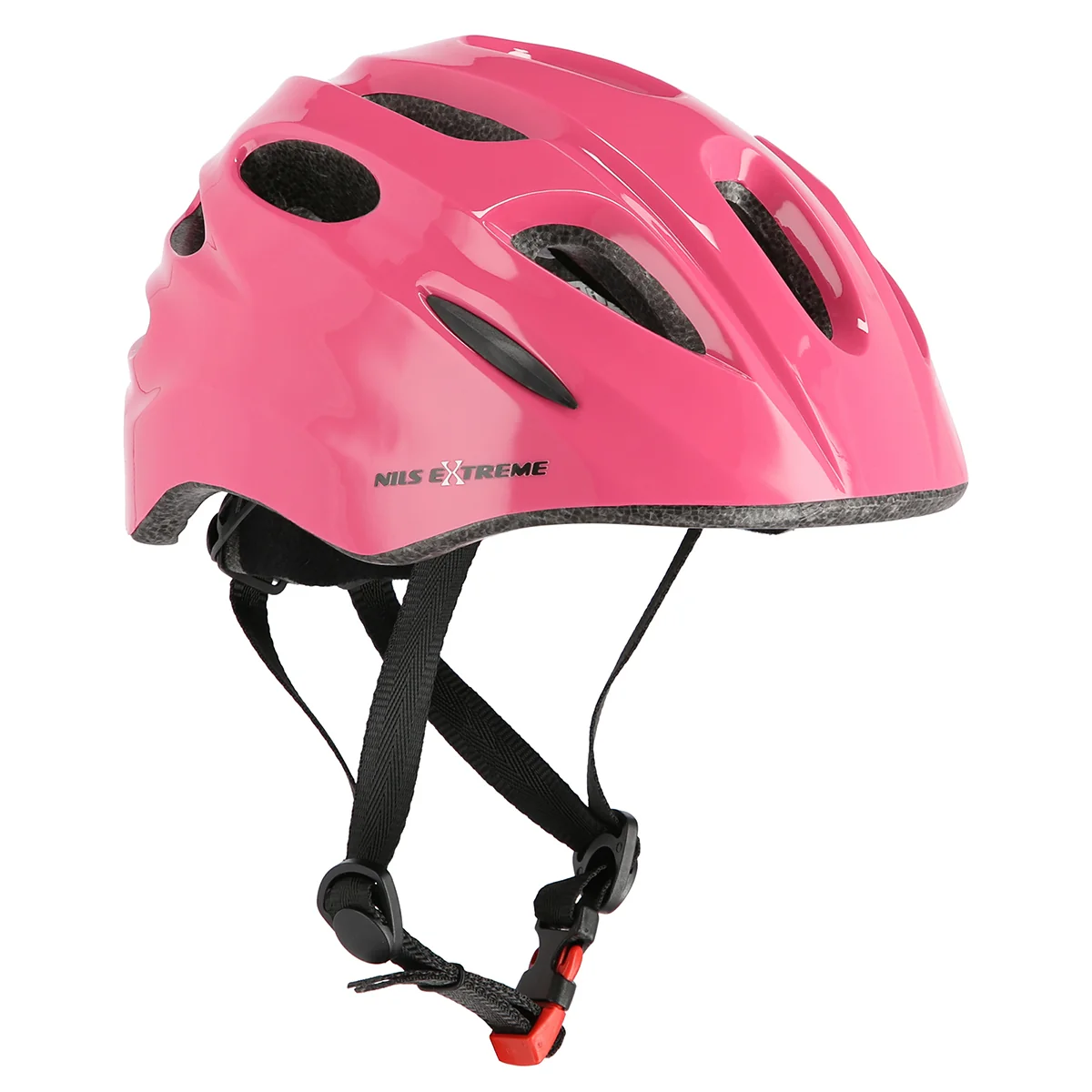 NILS EXTREME Helma s chrániči MTW01+H210 růžová Velikost: VEL.S
