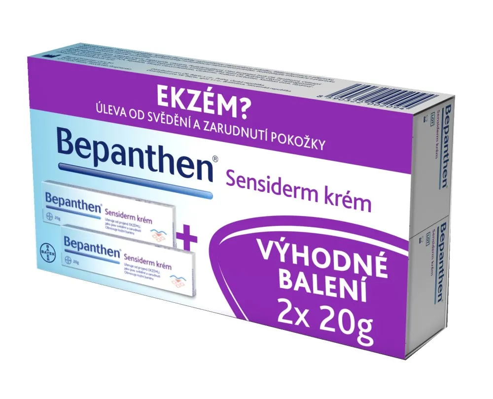 Bepanthen Sensiderm krém duopack 2x20g