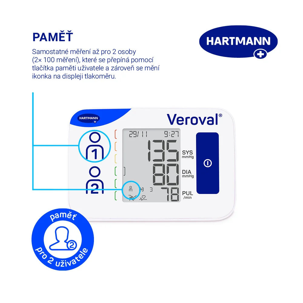 Veroval Compact digitální tonometr s manžetou 22-42 cm
