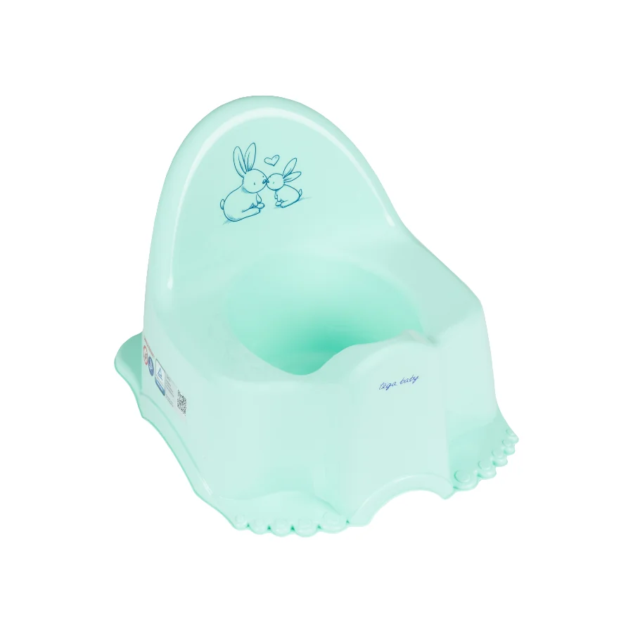 Tega Baby Nočník s melodií Eco Bunny - mátový