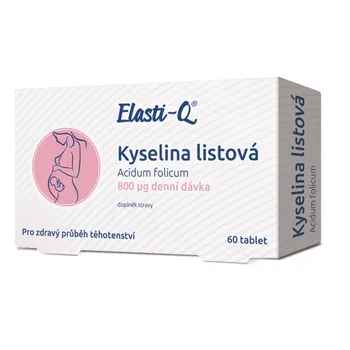 Elasti-q Kyselina listová 800 µg 60 tablet