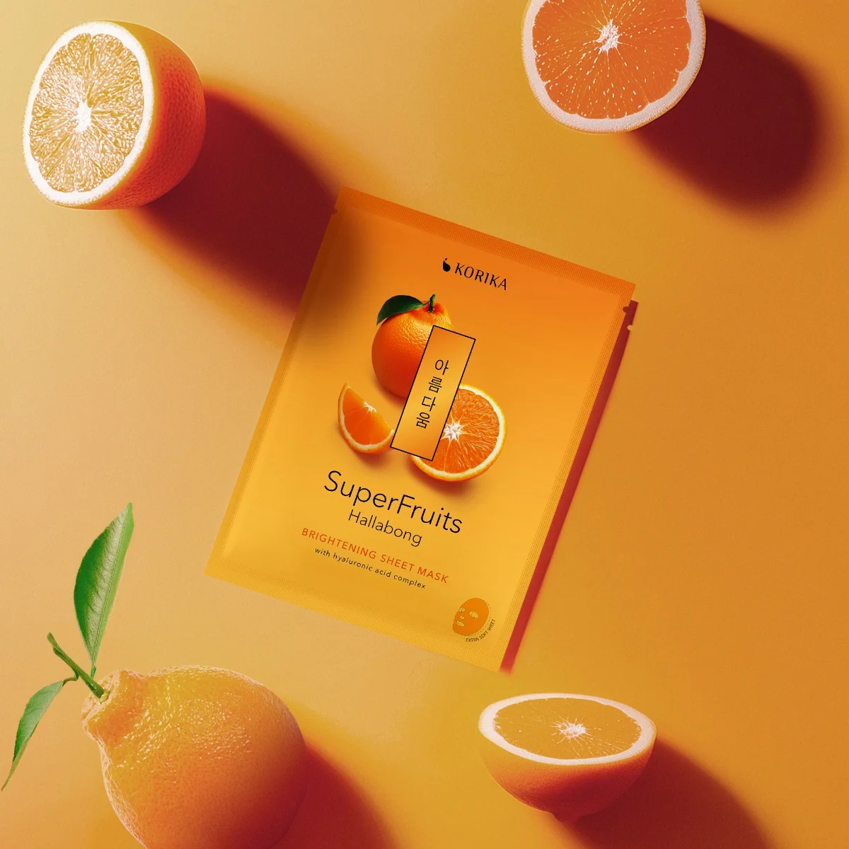 KORIKA SuperFruits Hallabong rozjasňující sheet maska 25 g