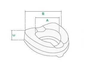 LM Global Design Nástavec na WC 10cm KING