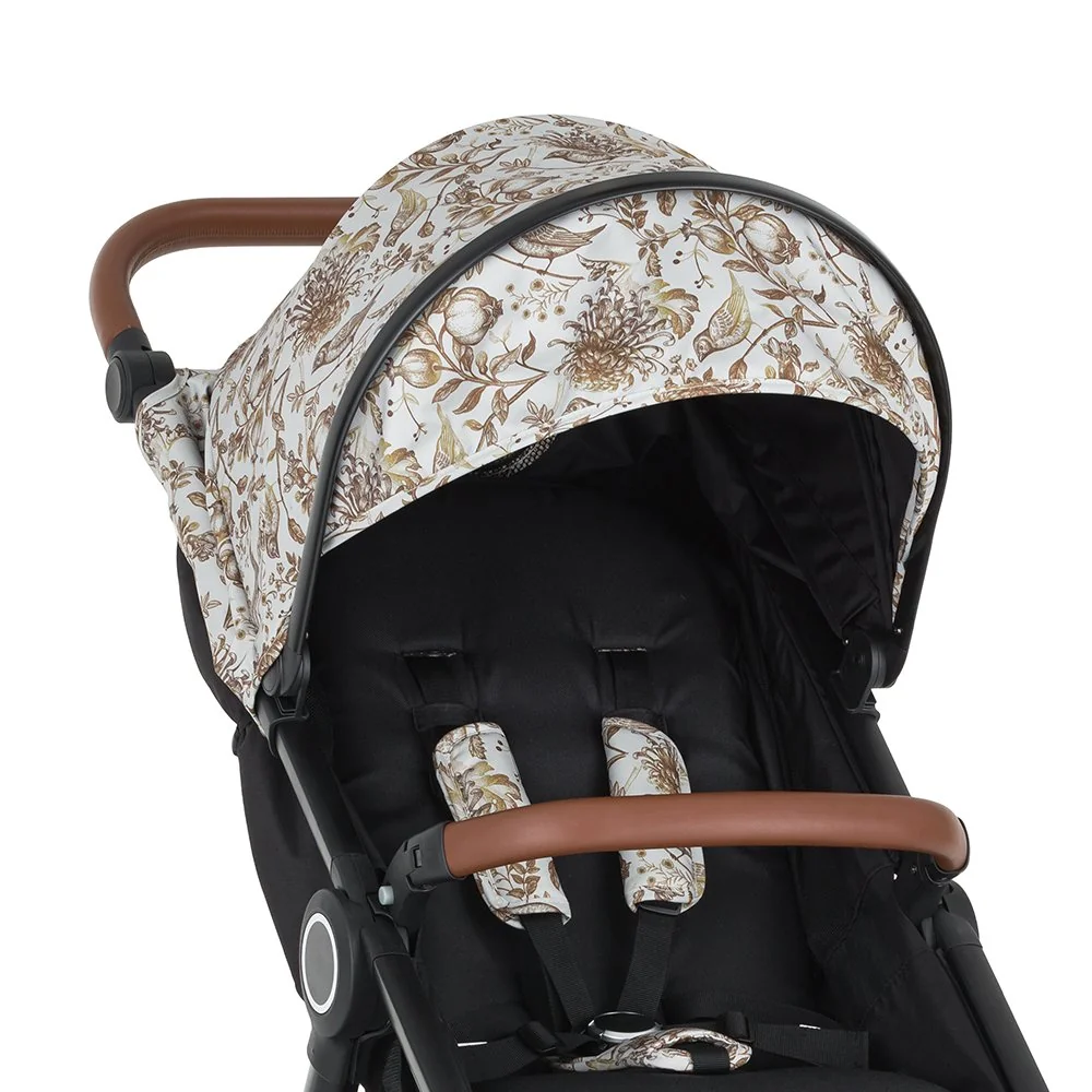 Petite&Mars Stříška ke kočárku Street2 Limited 100 Elegant Birds