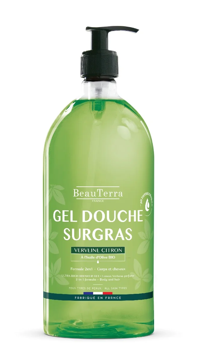 BeauTerra Sprchový gel ultra výživný Verbena 1 l