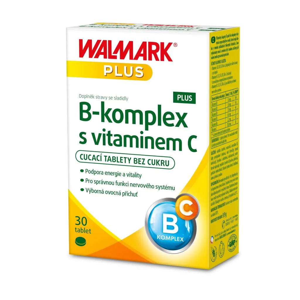 Walmark B komplex PLUS s vitaminem C 30 tablet