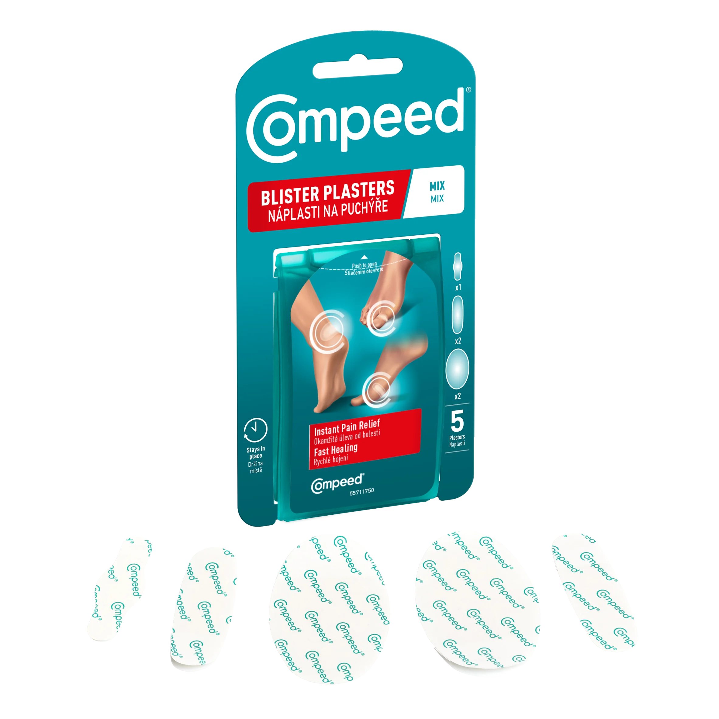 Compeed Náplasti na puchýře mix 5 ks