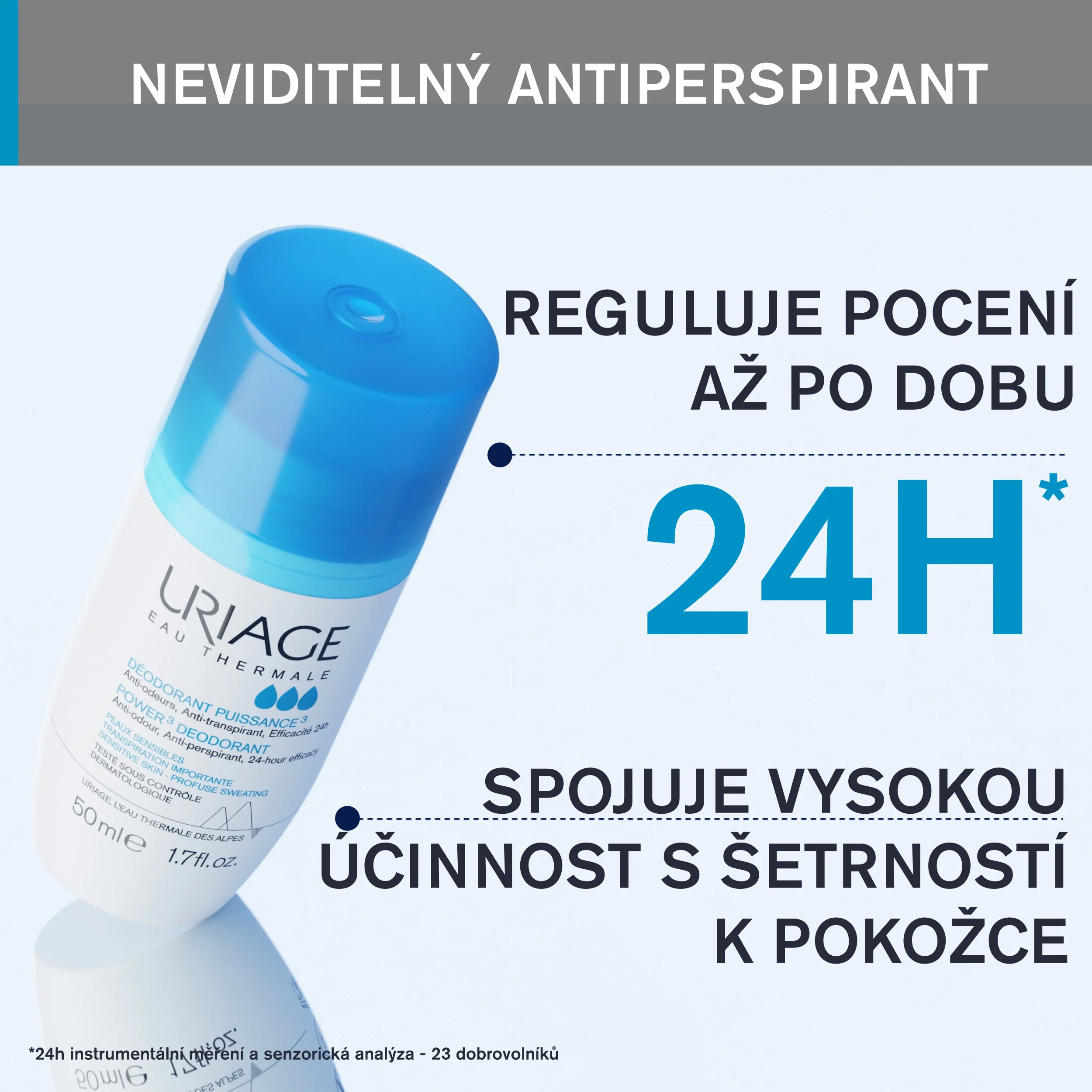 Uriage Antiperspirant Power 3 50 ml