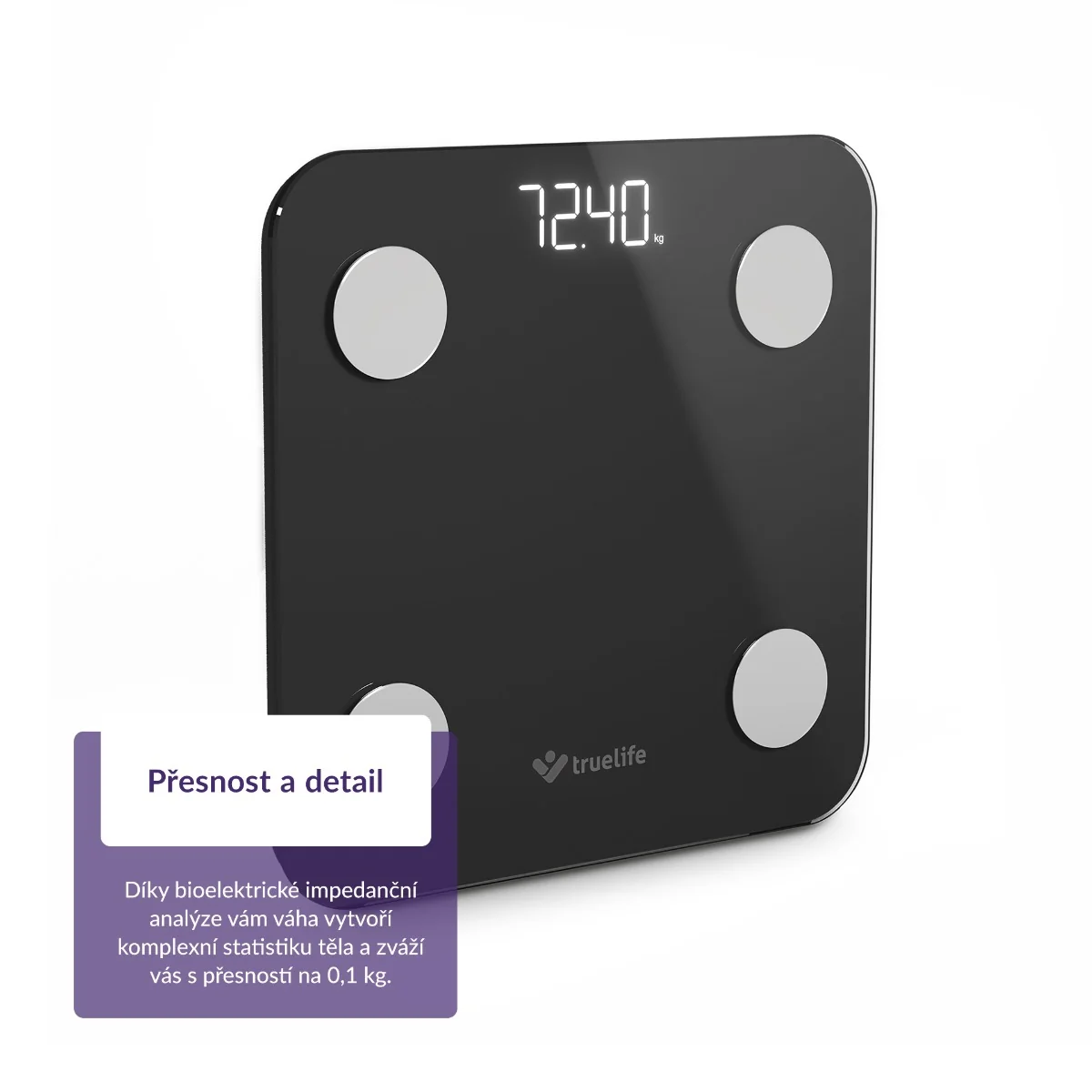 Truelife FitScale W1 osobní váha black