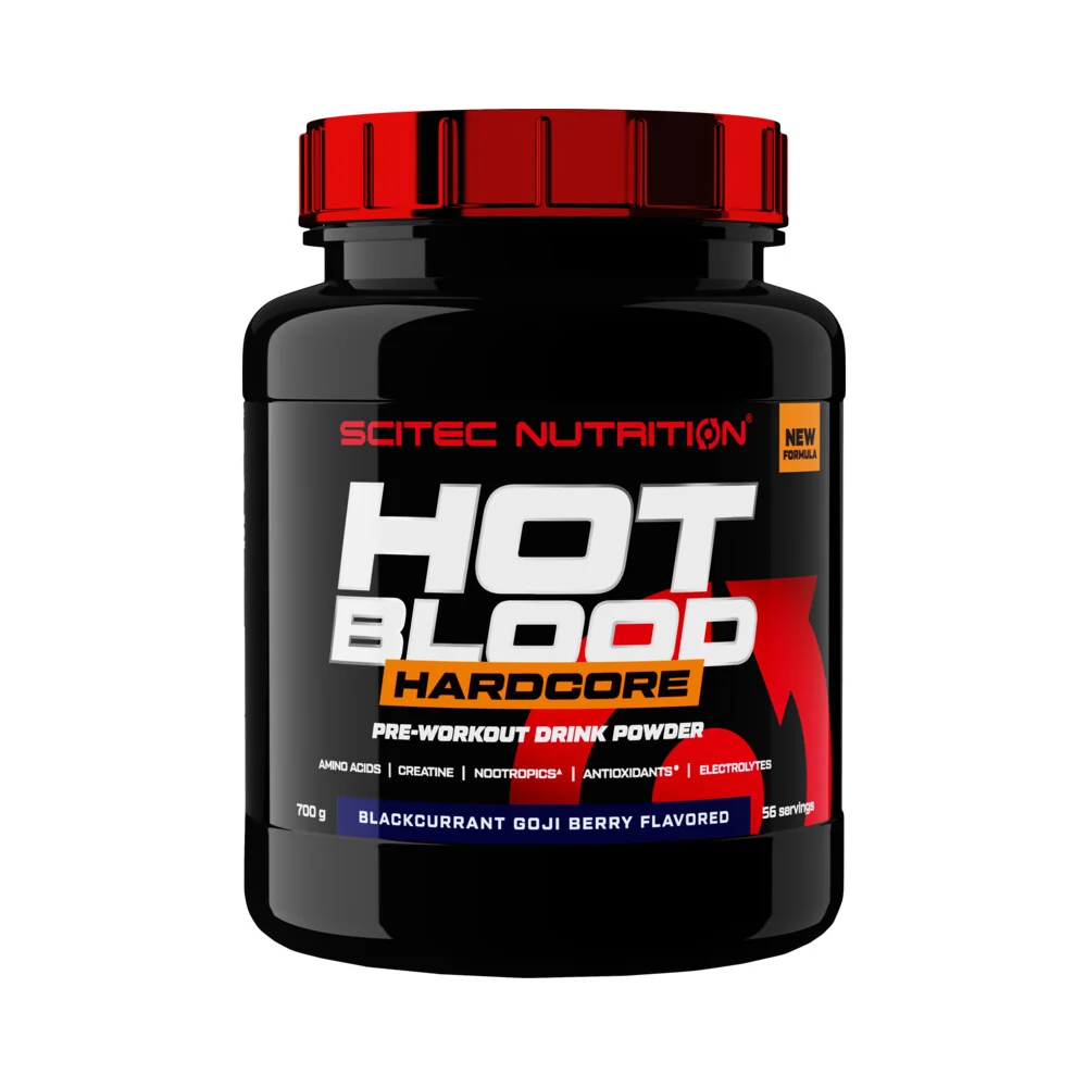 Scitec Nutrition Hot Blood Hardcore 700g - červené plody