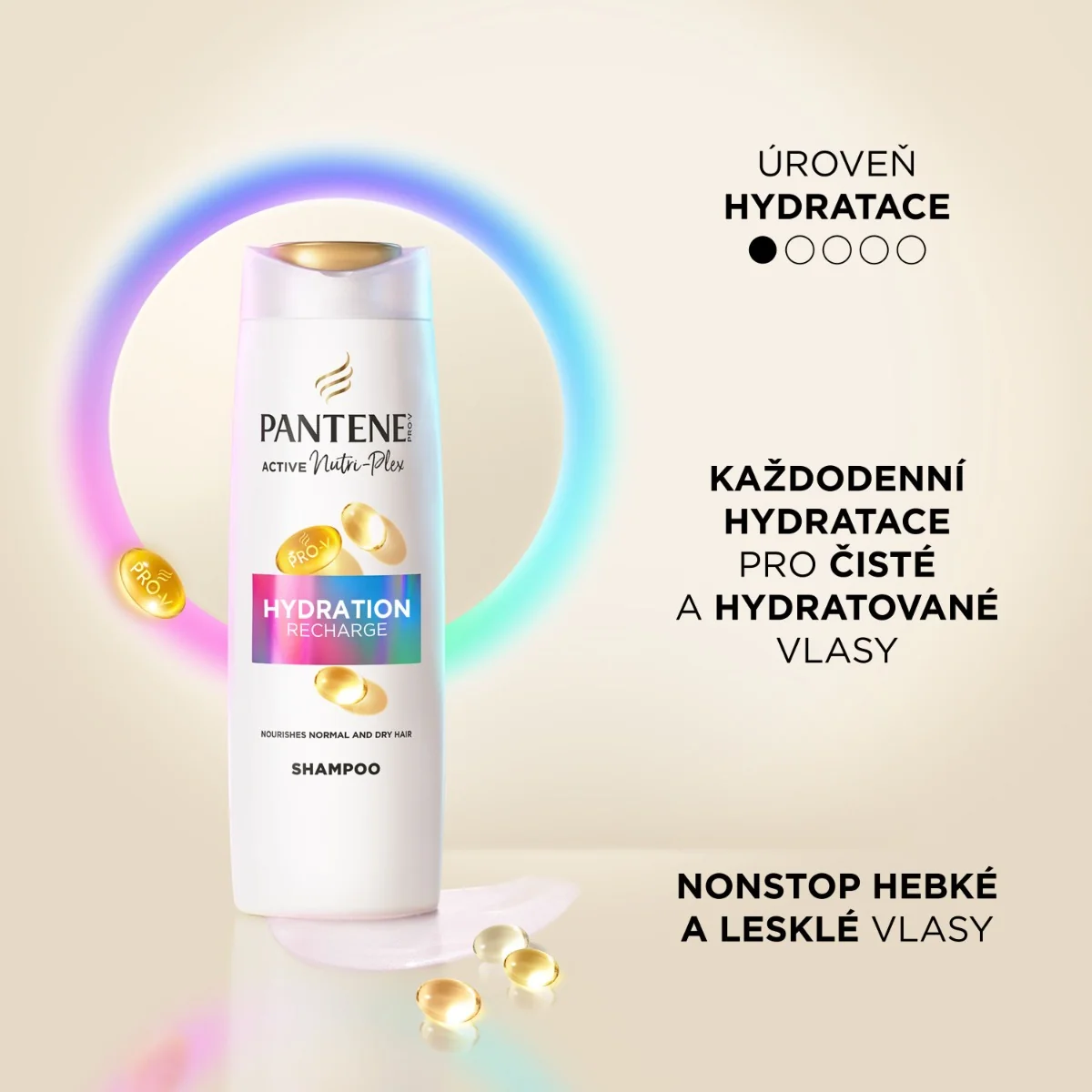 Pantene Pro-V Hydration Recharge šampon 400 ml