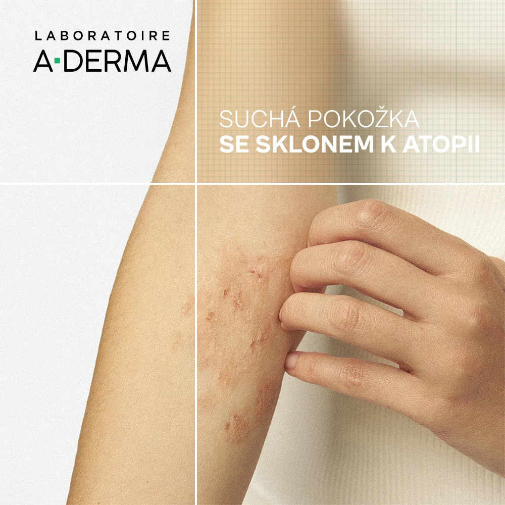 A-Derma Exomega Control Zvláčňující sprchový olej 1000 ml