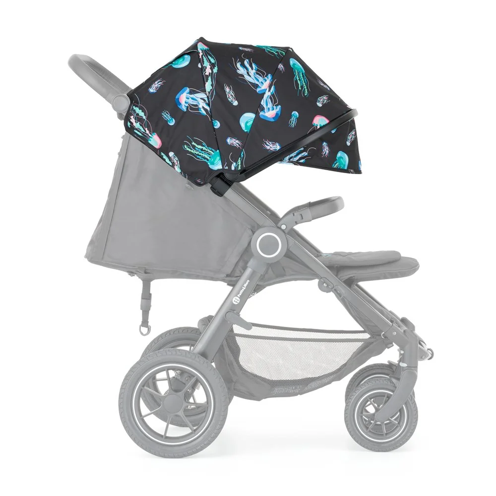 Petite&Mars Stříška ke kočárku Street2 Limited 100 Jellyfish