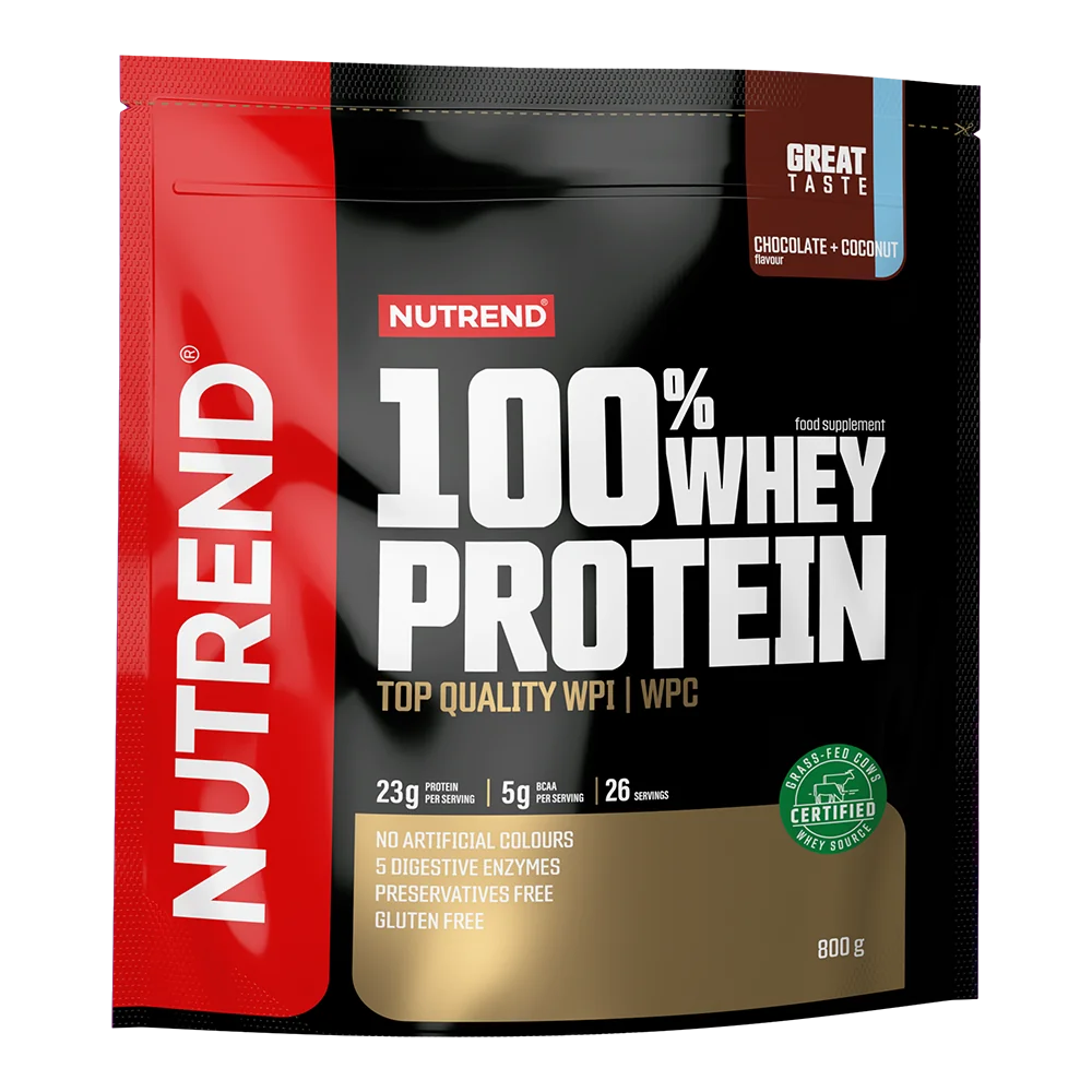 Nutrend 100% Whey Protein choco + coconut 800 g