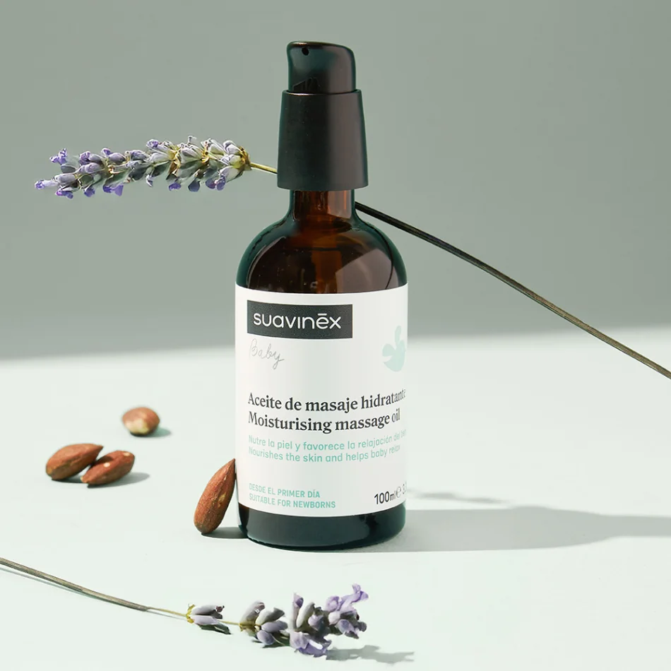 Suavinex Masážní zvlhčující olej 0m+ 100 ml