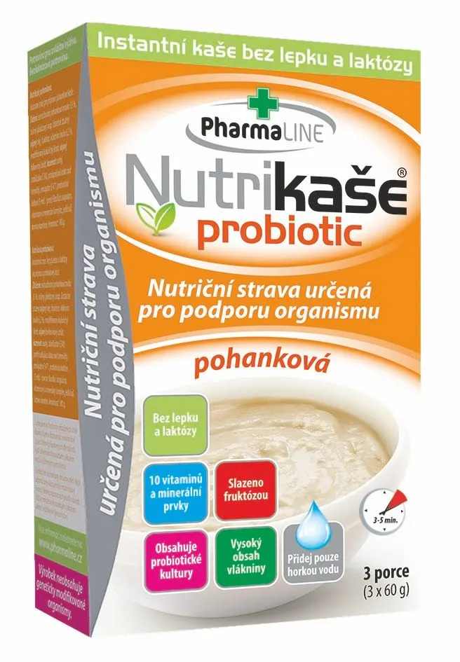 Nutrikaše probiotic pohanková 3x60 g