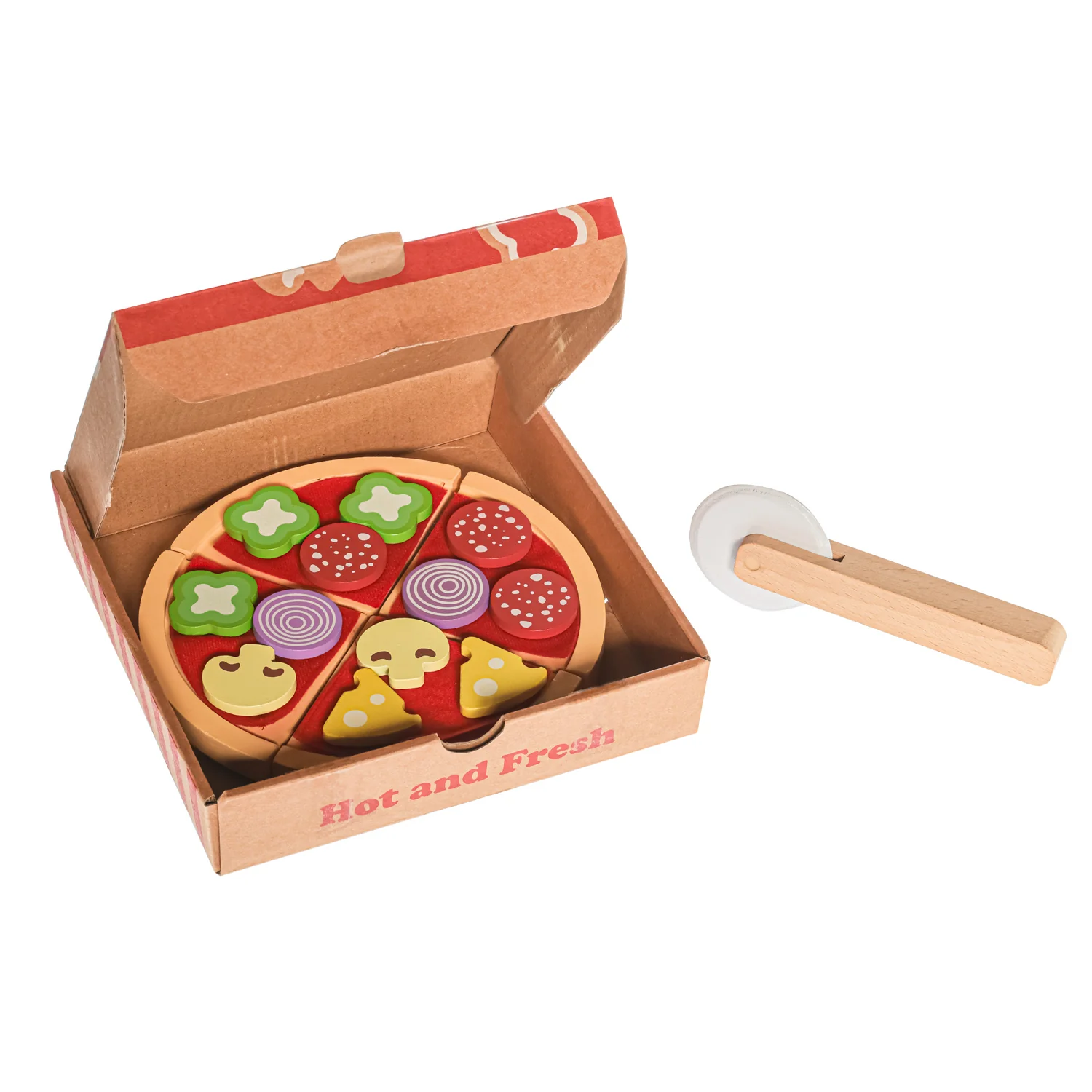 Zopa Dřevěná pizza v krabičce