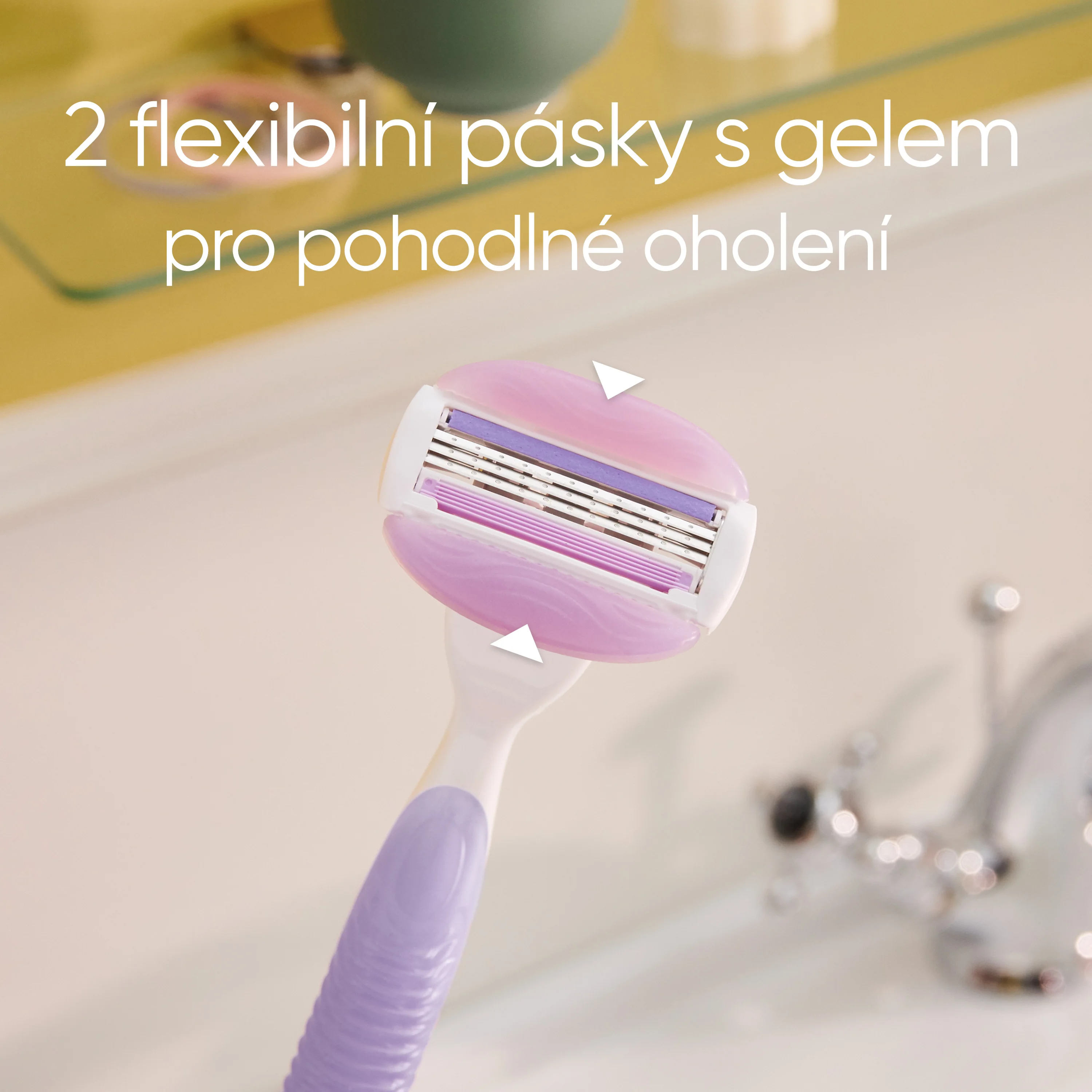 Gillette Venus Comfortglide SpaBreeze holicí strojek + 4 náhradní hlavice