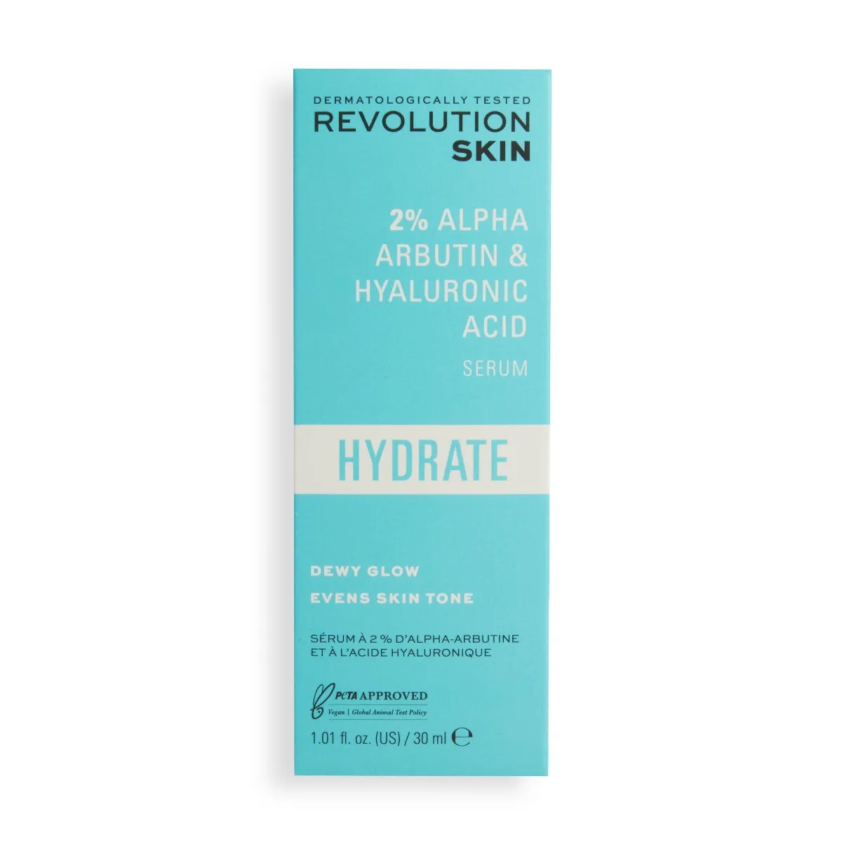 Revolution Skincare Hydrating 2% Alpha Arbutin & Hyaluronic Acid Serum 30 ml