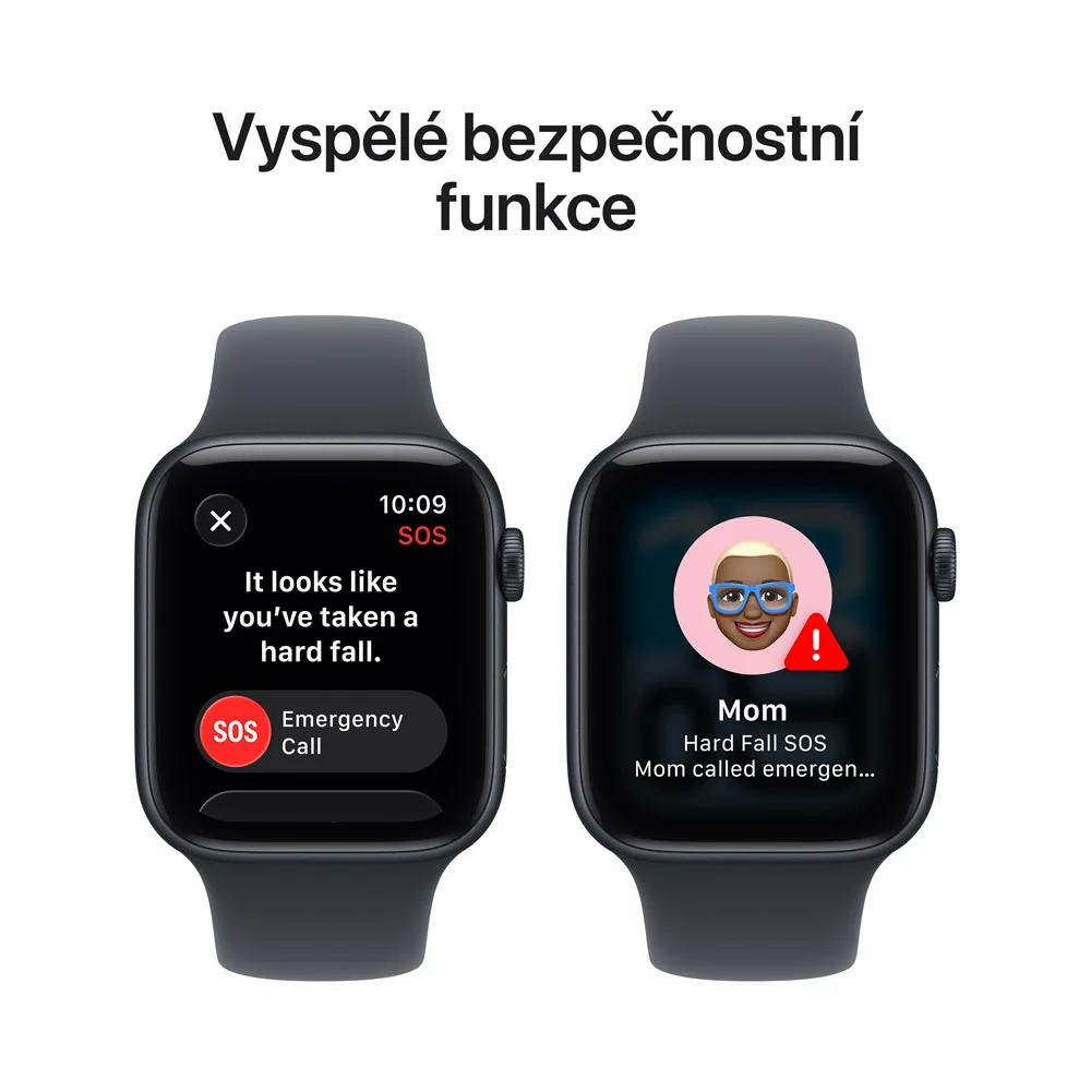 Apple Watch SE 3 40 mm Cellular, sportovní řemínek M/L chytré hodinky