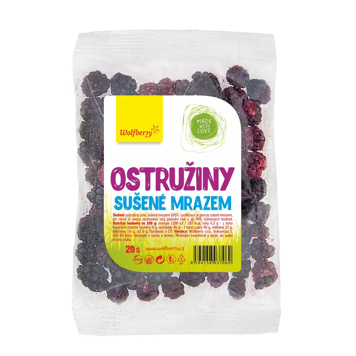 Wolfberry Ostružiny sušené plody 20 g