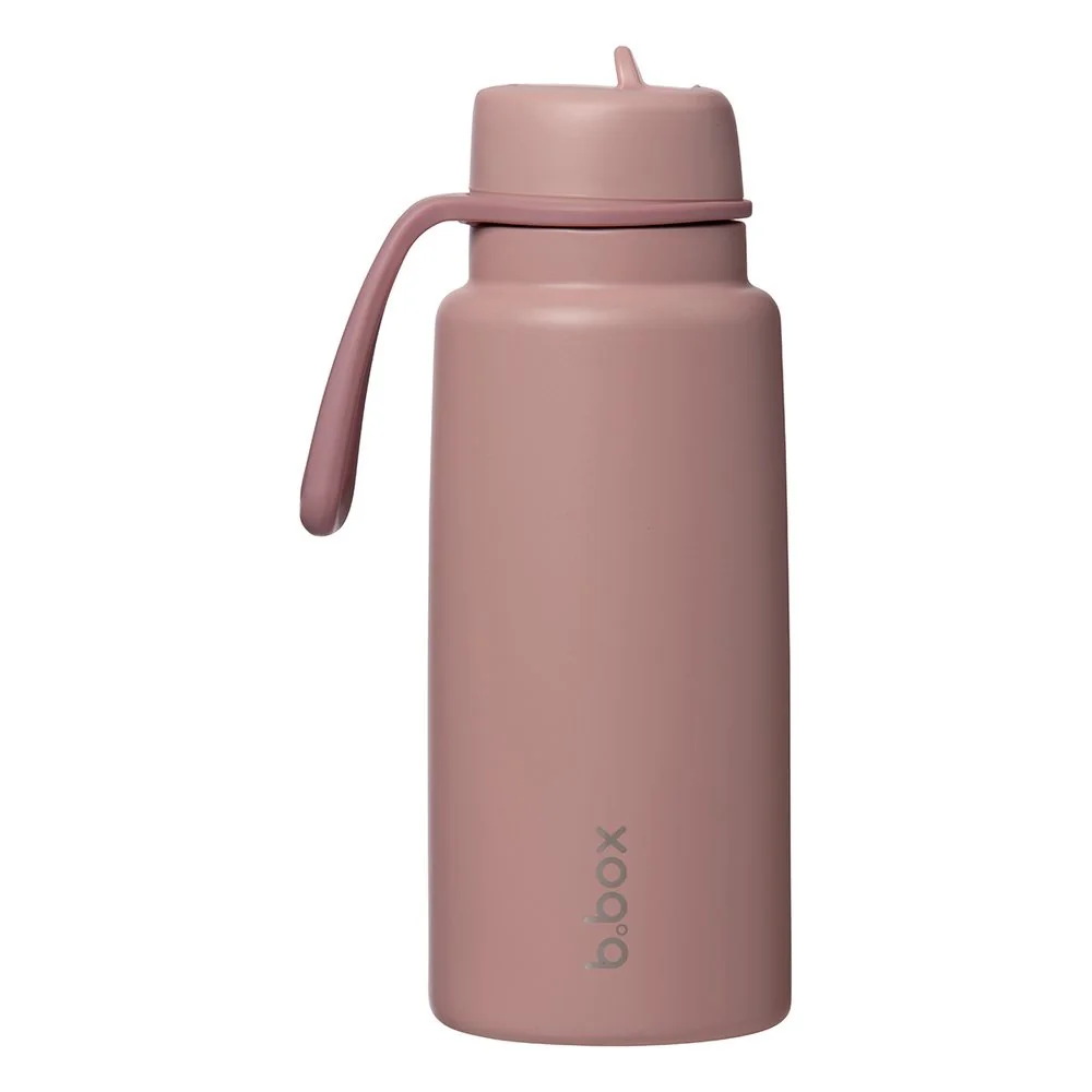 B.BOX Nerezová termolahev s brčkem 1l - berry smoothie