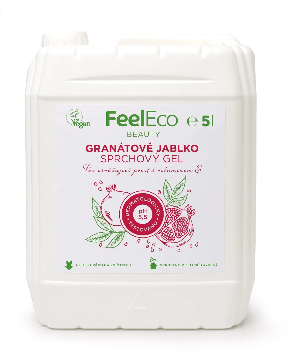 Feel Eco Sprchový gel Granátové jablko 5 l