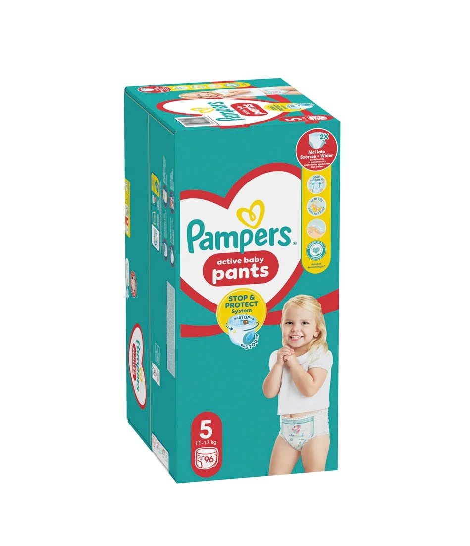 Pampers Pants vel. 5 Mega Pack 11-17 kg plenkové kalhotky 96 ks