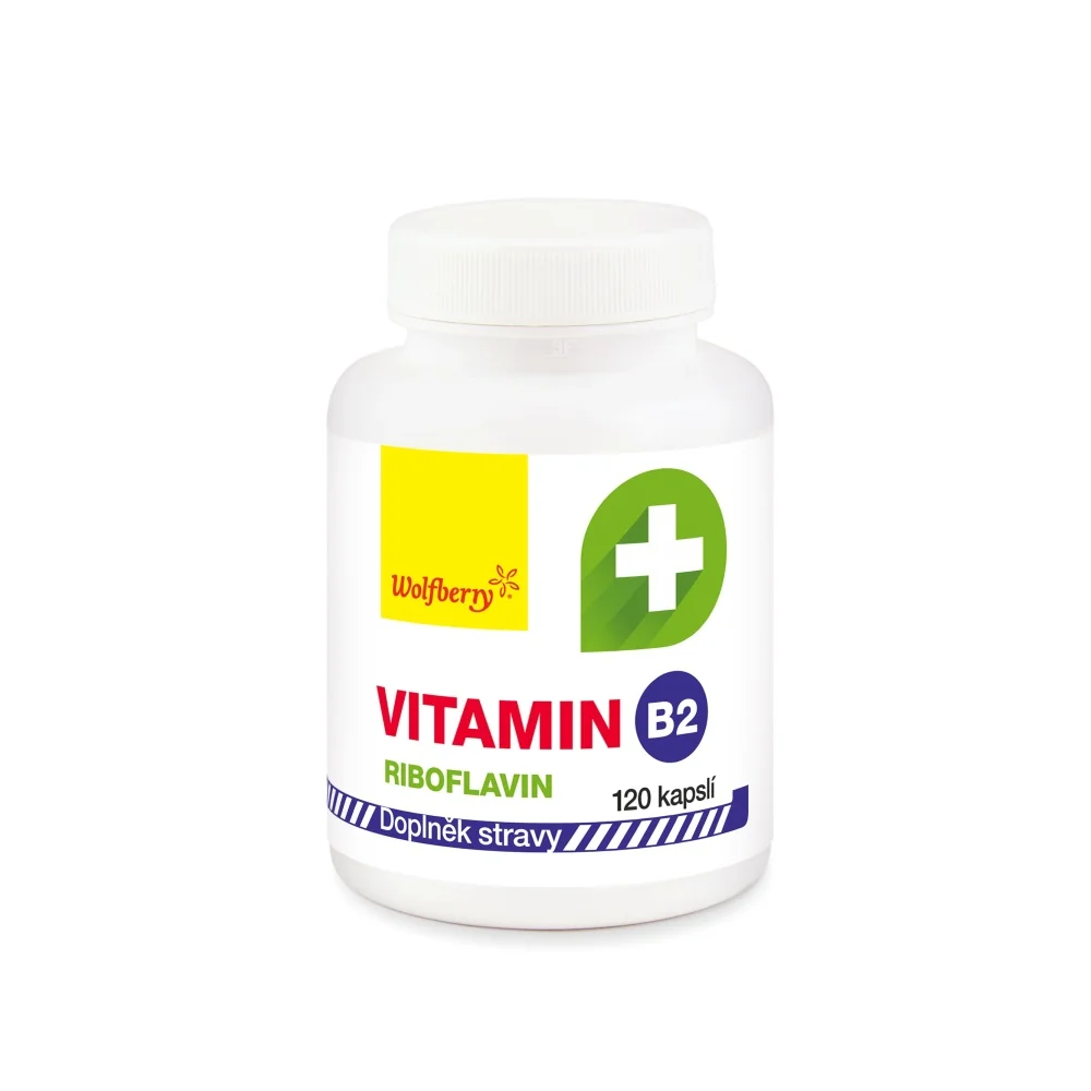 Wolfberry Vitamín B2 - Riboflavin 120 kapslí