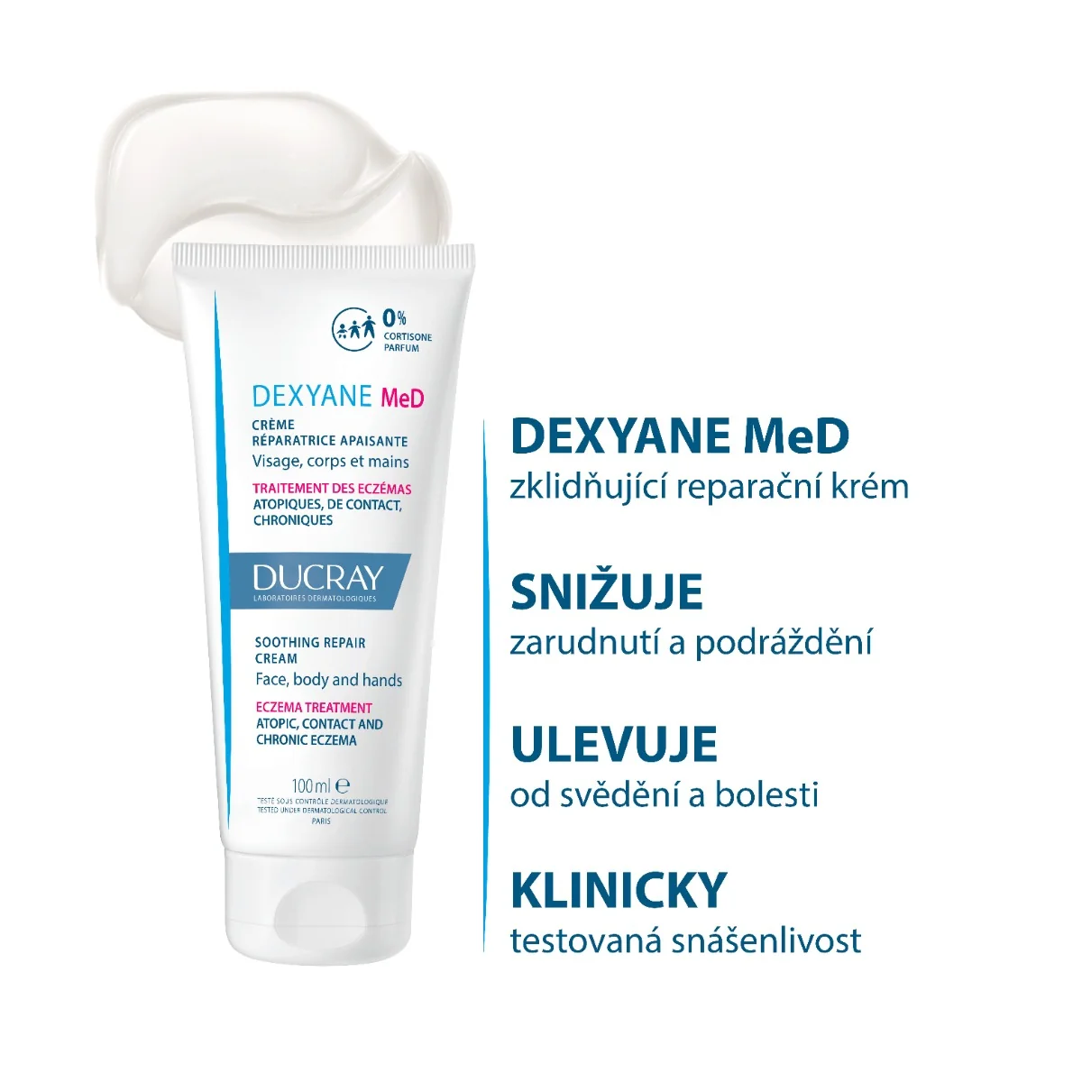 Ducray DEXYANE MeD Zklidňující krém 100 ml