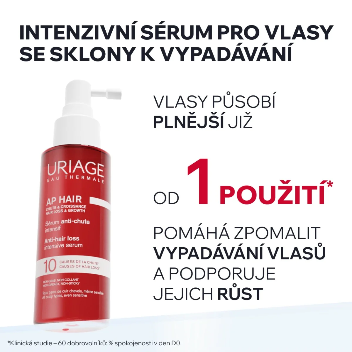 Uriage AP Hair Intenzivní sérum proti padání vlasů 100 ml