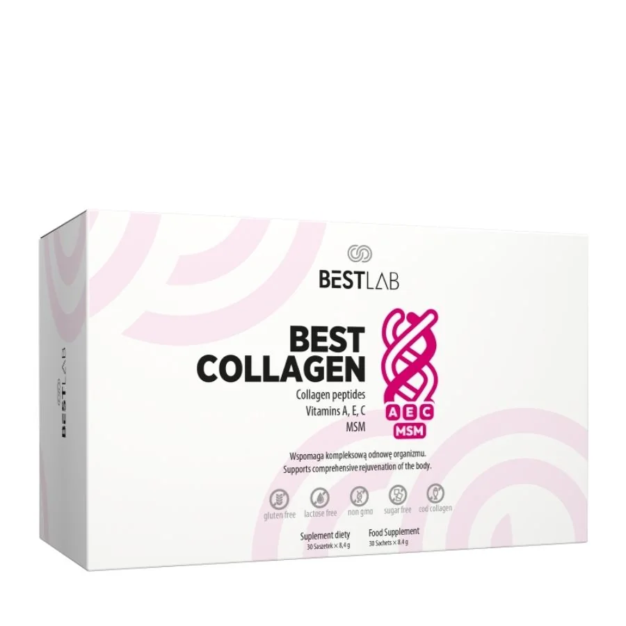 Best Lab BestCollagen mořský kolagen 30 sáčků 252 g