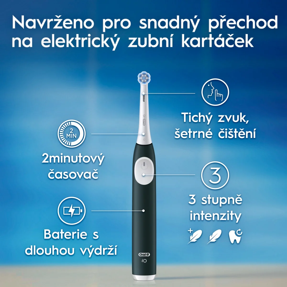 Oral-B iO 2 elektrický zubní kartáček lesní zelená