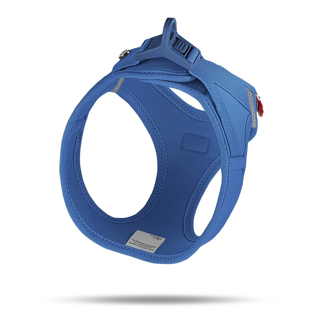 Curli Postroj pro psy se sponou Air-Mesh Blue 3XS, 1,5-3 kg