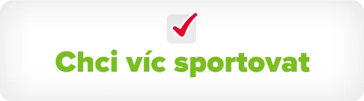 Chci víc sportovat