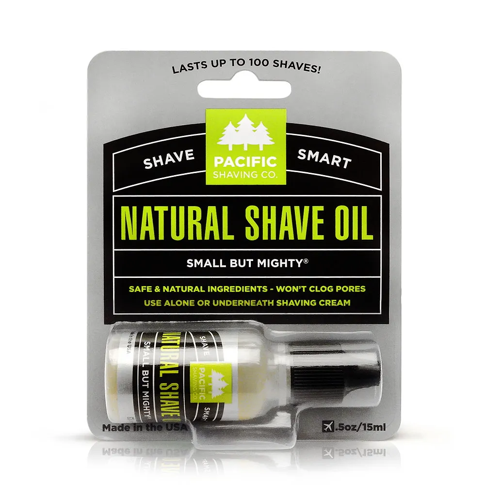 Pacific Shaving Pánský přírodní olej na holení