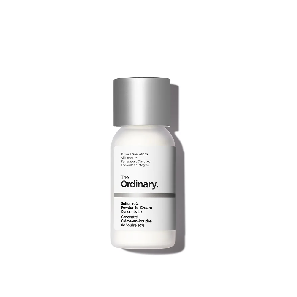 The Ordinary Sulfur 10% Powder-to-Cream Concentrate lokální péče proti nedokonolastem 5 g