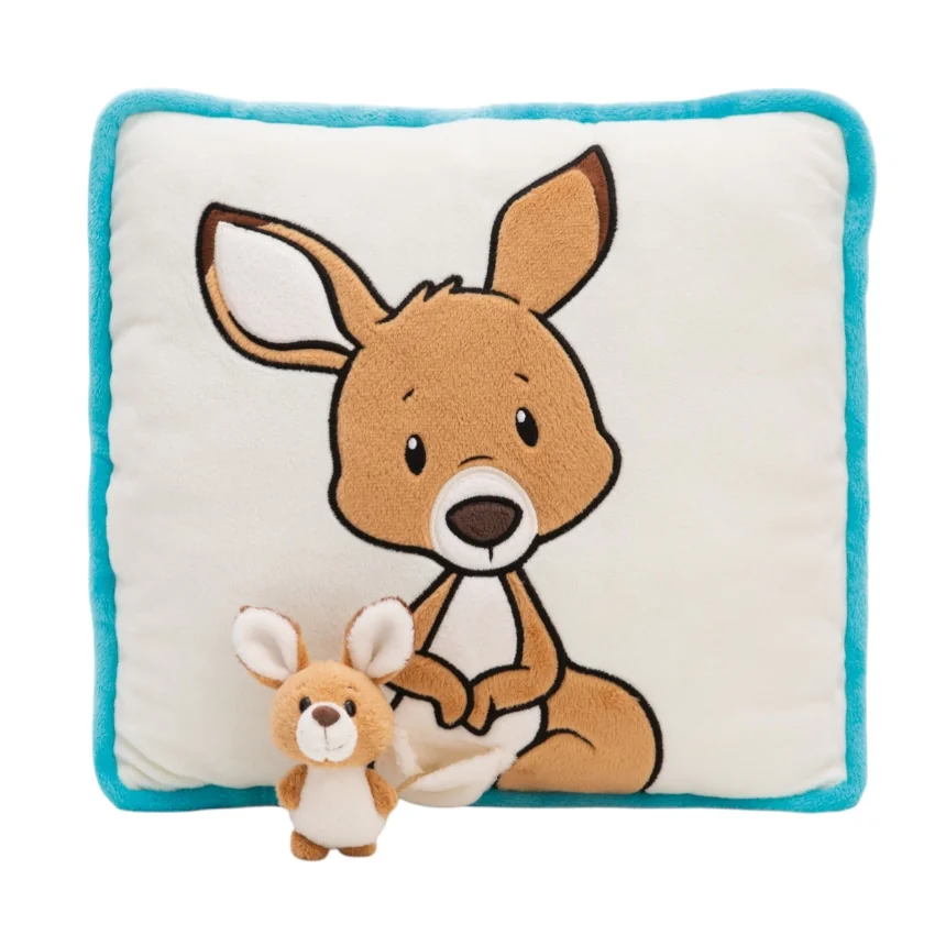 Nici Polštář Koala s mládětem 7cm , 30x30cm GREEN 