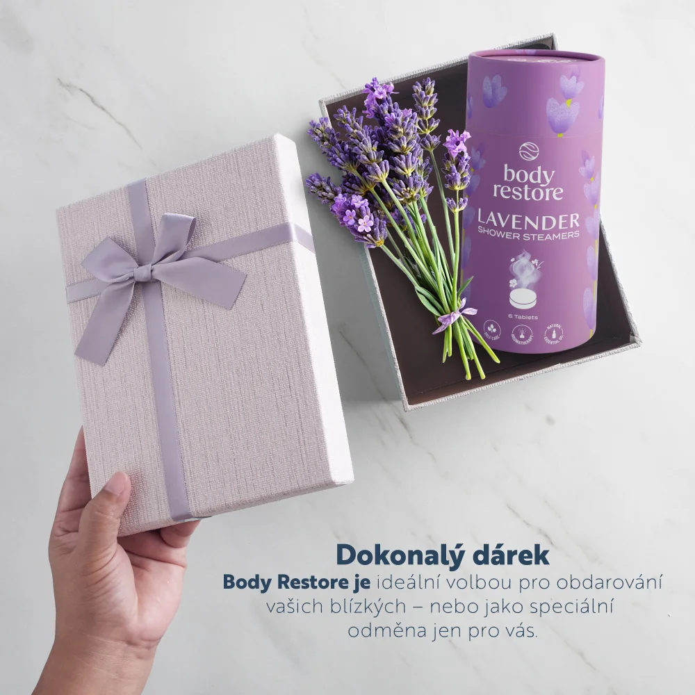 Body Restore Aromatické tablety do sprchy levandule 6 ks
