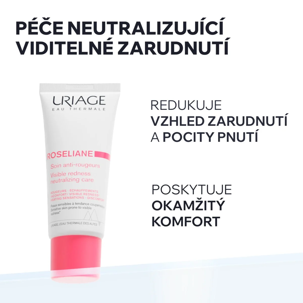Uriage Roséliane Krém pro citlivou pleť se sklonem k zčervenání 40 ml