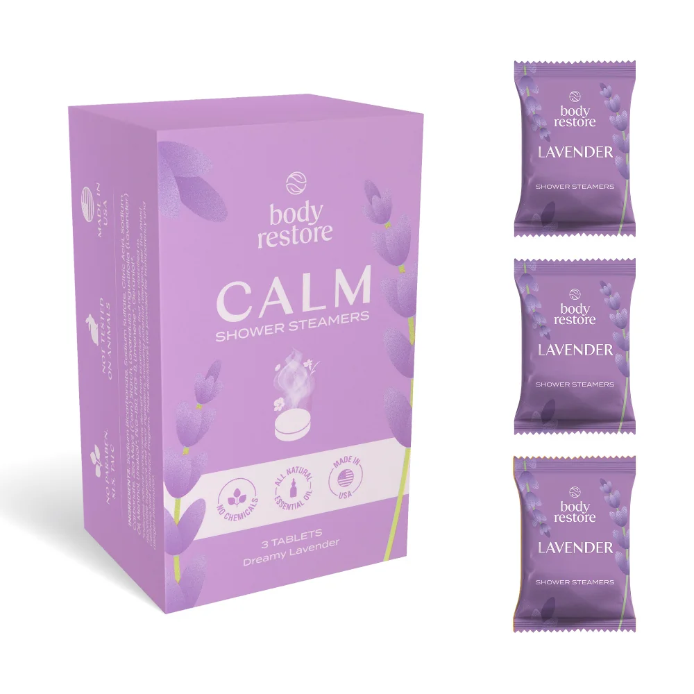 Body Restore Aromatické tablety do sprchy levandule 3 ks