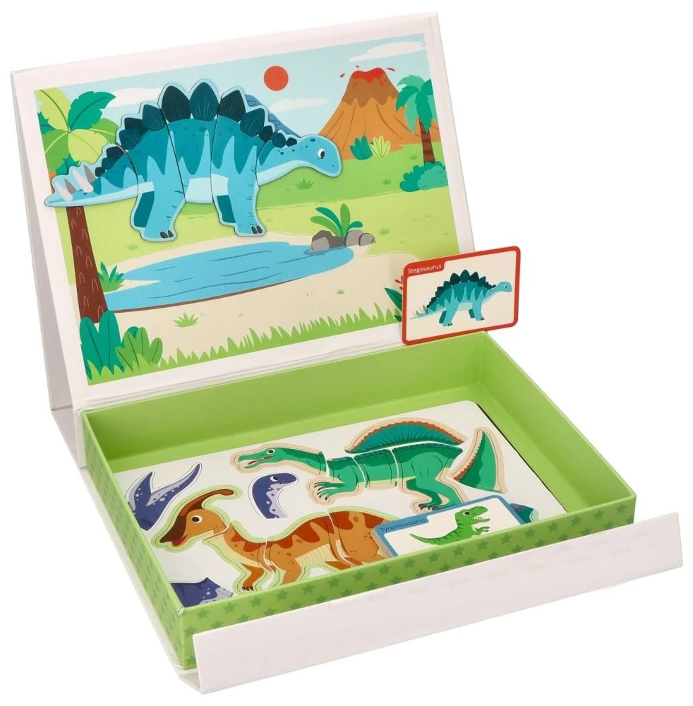 Adam Toys Magnetická vkládačka/puzzle, Dinosaurus