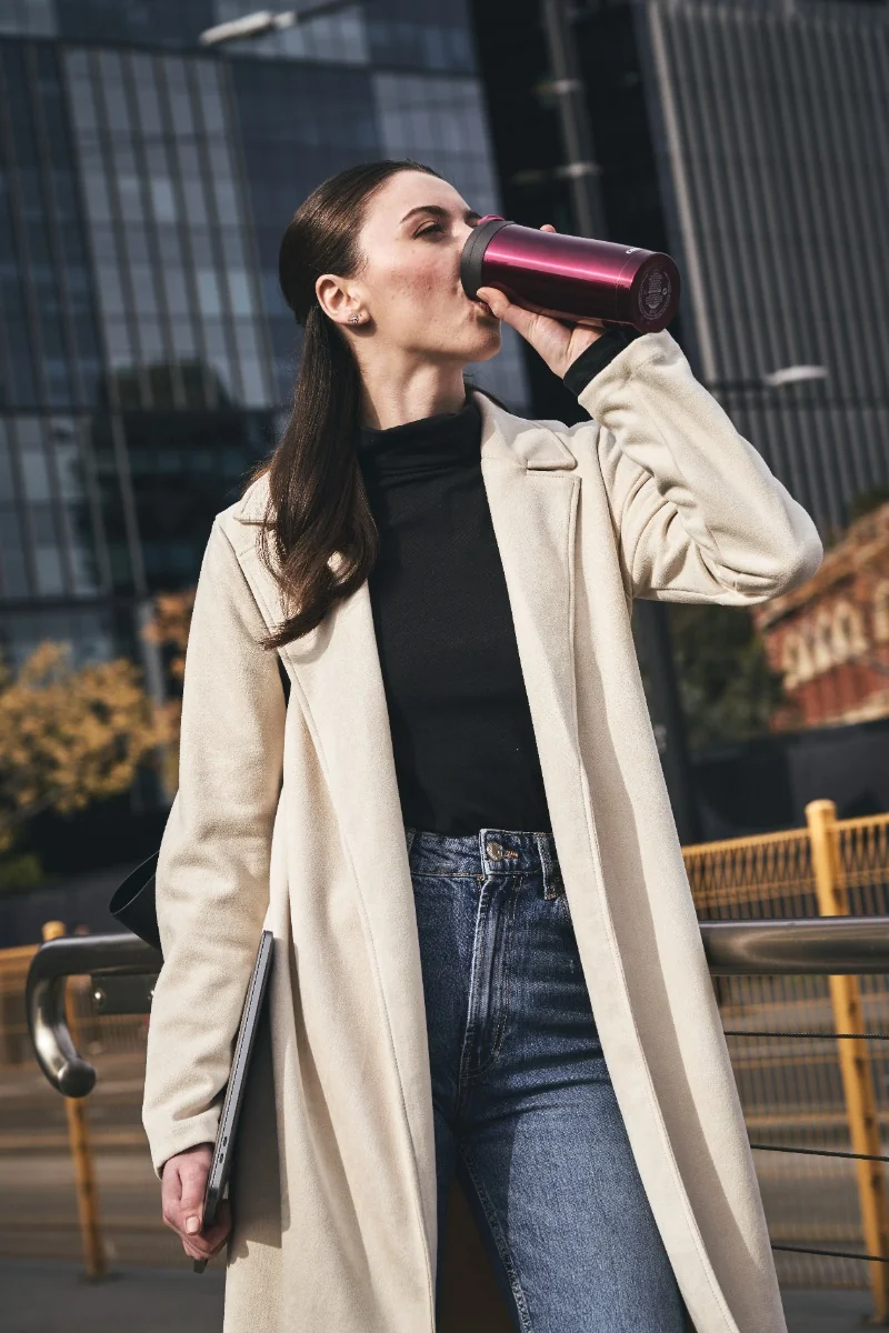 Contigo Termoláhev Huron Vivacious červená 470 ml