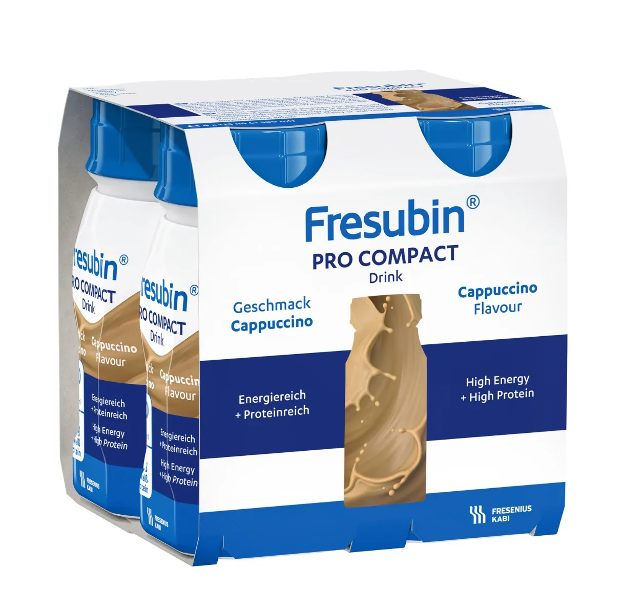 Fresubin PRO COMPACT DRINK s příchutí cappuccina 4x125 ml